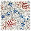 Land & Shore Lorie, Blue Red - Twist&Fit Roman Blind